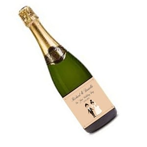 Personalised Champagne Bottle Label