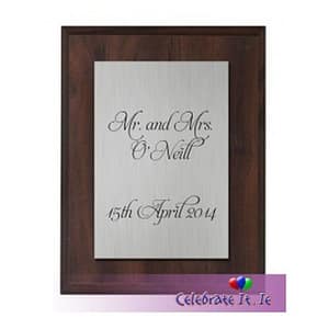 Personalised Mounted Plaque