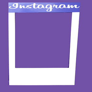 personalised instagram frame