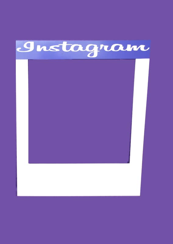 personalised instagram frame